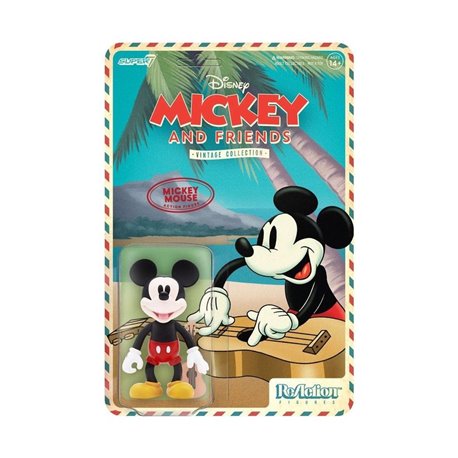 Disney ReAction Action Figure Wave 2 Vintage Collection - Mickey Mouse (Hawaiian Holiday) 10 cm